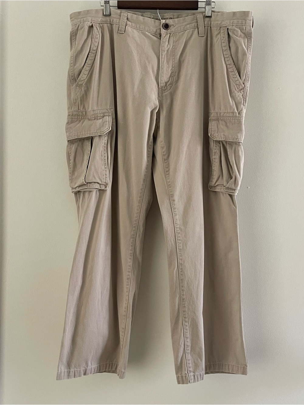 Sonoma Cargo Pants Mens 40x32 Khaki Tan Baggy